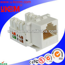 Melhor preço cat6 RJ45 UTP módulo keystone jack